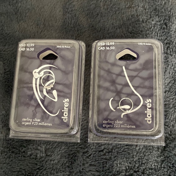 Claire's nose ring and earring bundle NWT - Picture 1 of 3